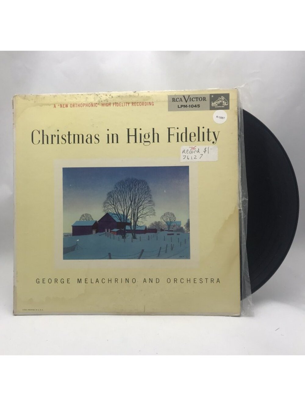 Christmas in High Fidelity lp George Melachrino and orch. RCA Victor lpm 1045